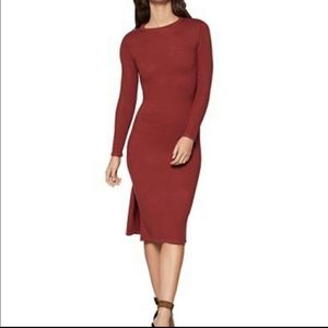 BCBGeneration burgundy sweater dress
